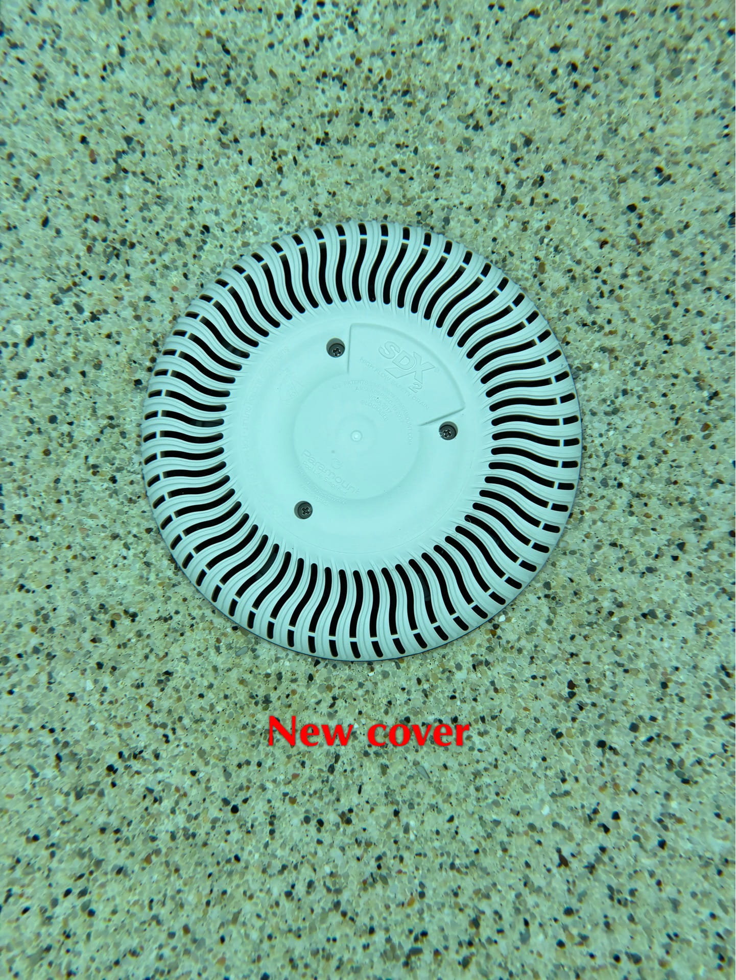 Modern VGB-compliant main drain covers improve safety and meet current industry standards for entrapment protection.